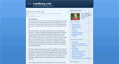 Desktop Screenshot of leedberg.com