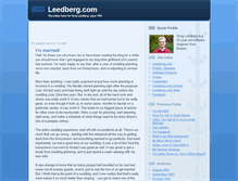 Tablet Screenshot of leedberg.com